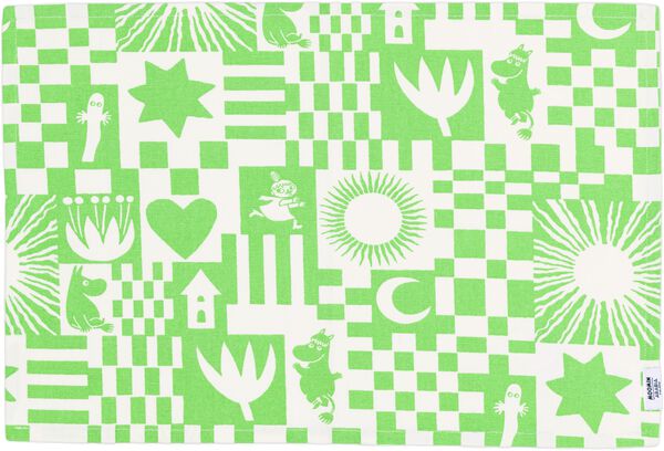 Moomin Arabia dækkeserviet Fest grøn