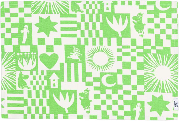 Moomin Arabia dækkeserviet Fest grøn