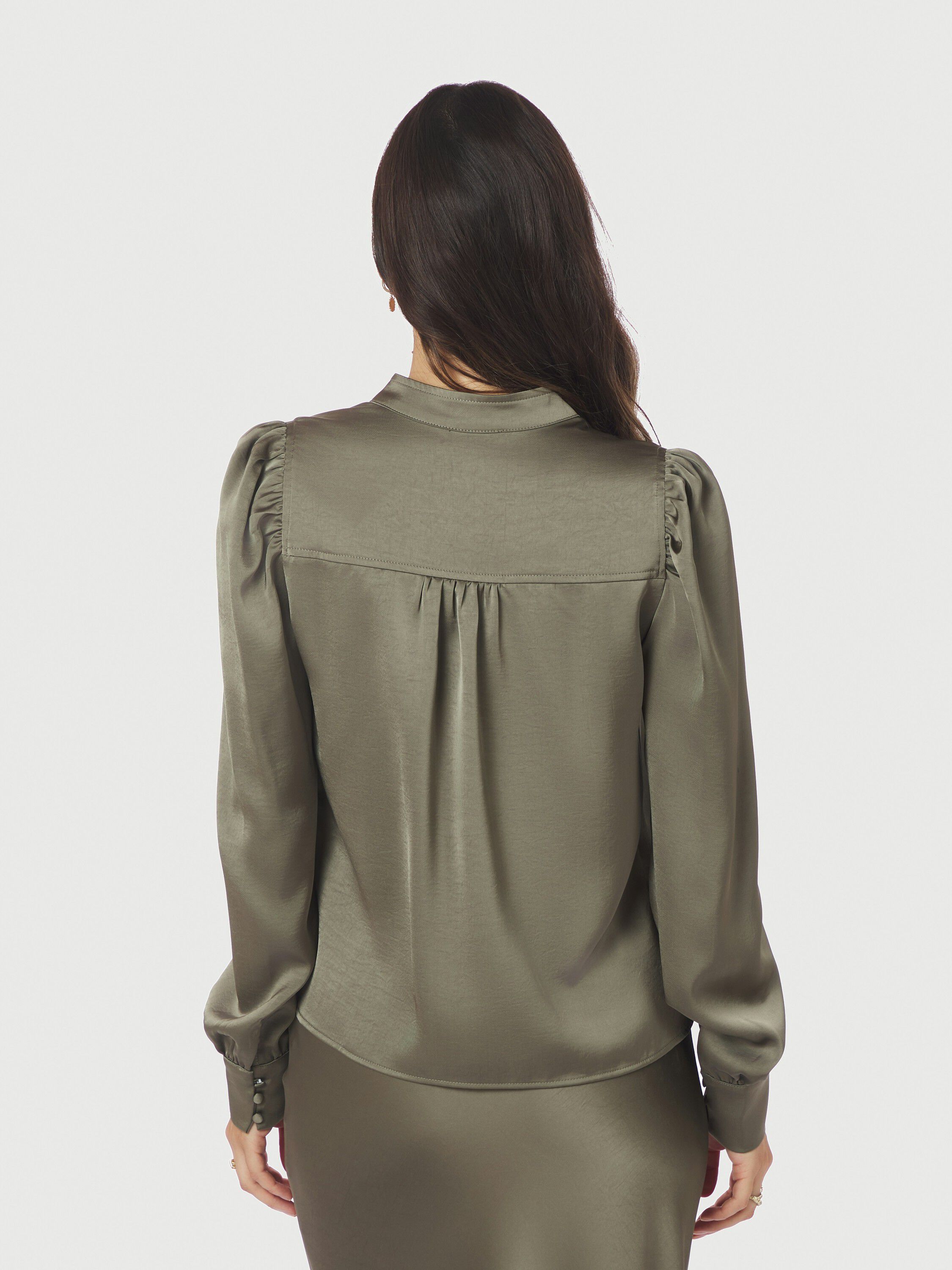 Rosslyn Heavy Sateen Blouse