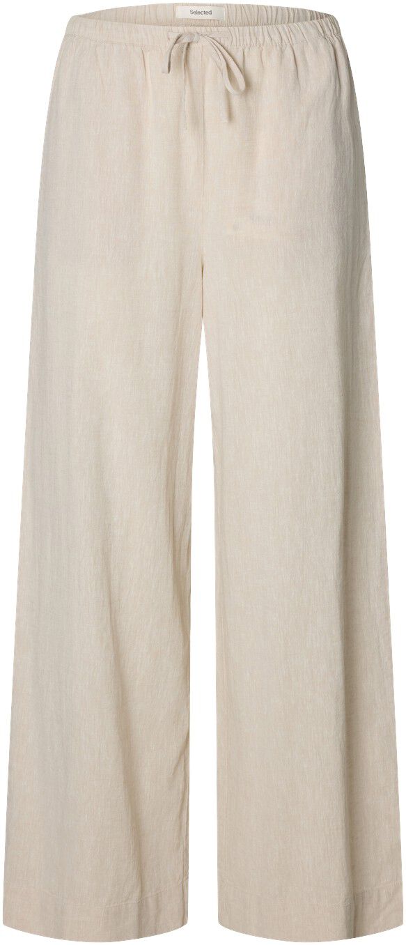 Slwluisa Mw Wide Linen Blend Pant Noos