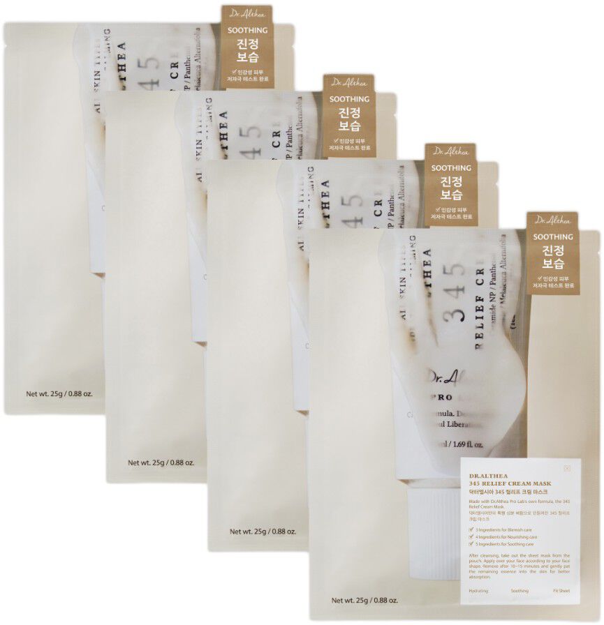 345 Relief Face Mask 4pcs.