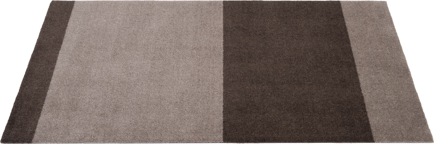 L&oslash;ber, 67x120 cm, stripes-horizon sand/brun