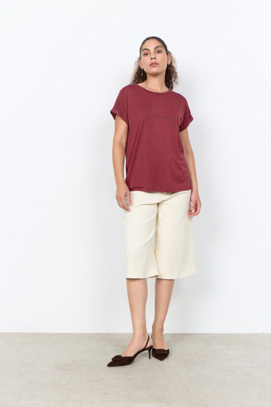 SC-MARICA 336 T-shirt M&oslash;rk r&oslash;d