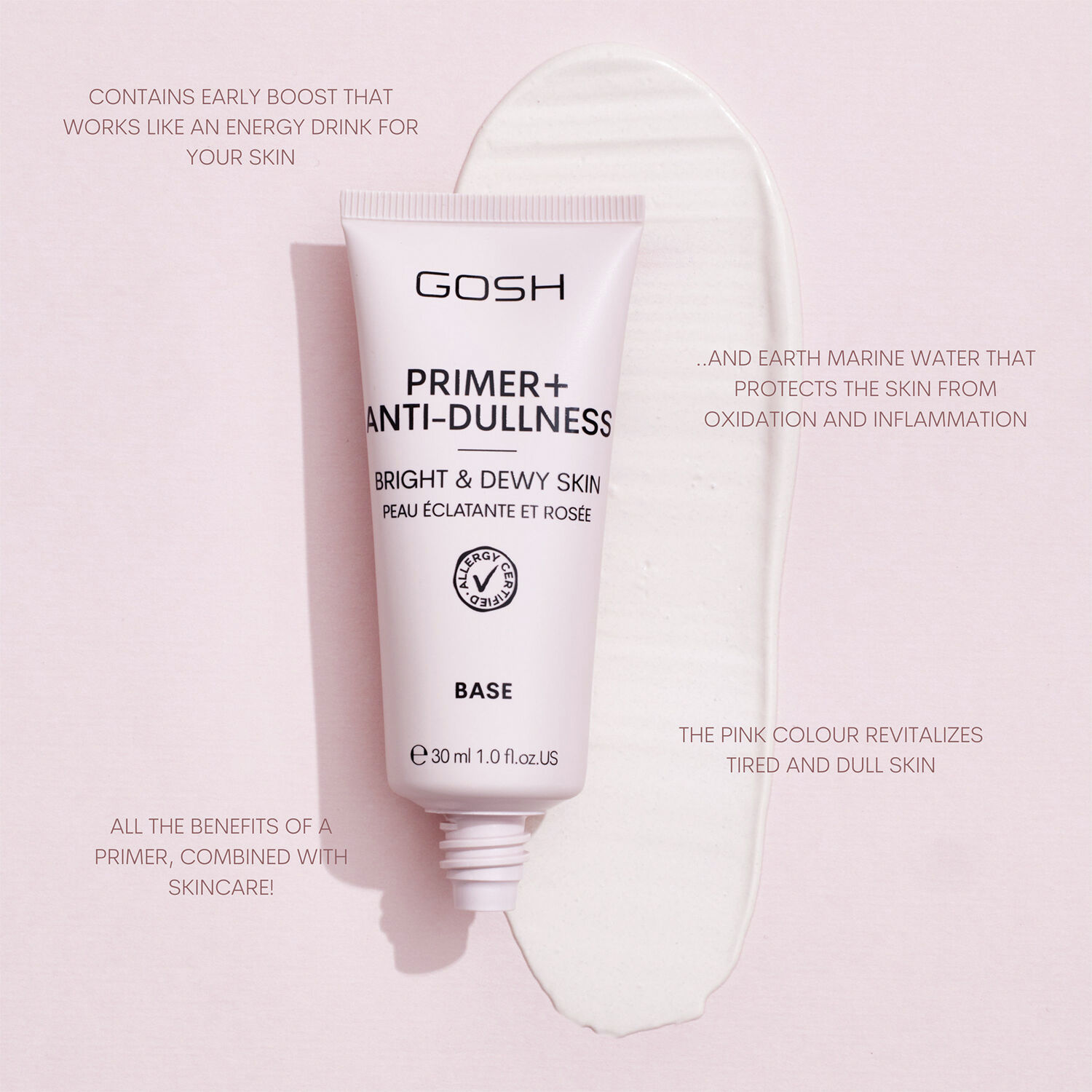 GOSH Primer Plus + 30 ml Anti-Dullness - Bright & Dewy Skin