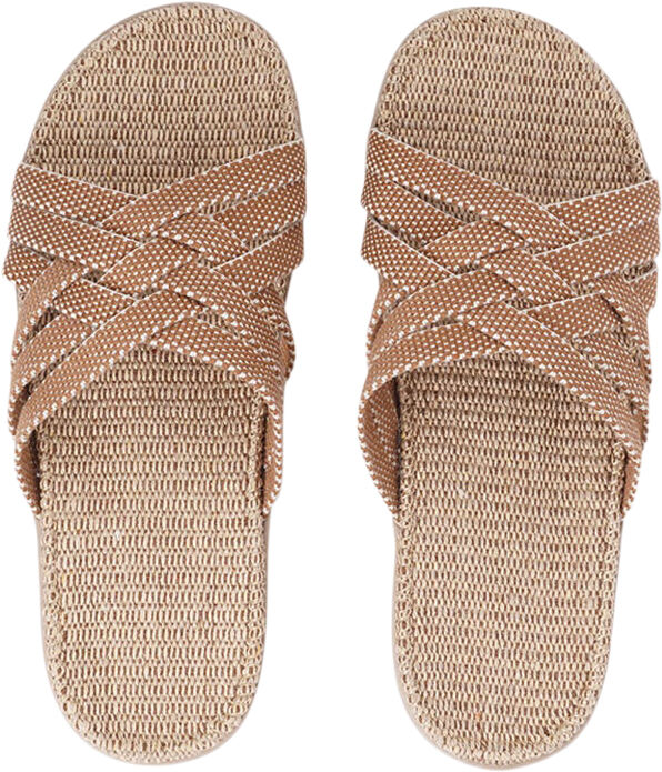 Matara - Triple cross sandal w/ jute sole