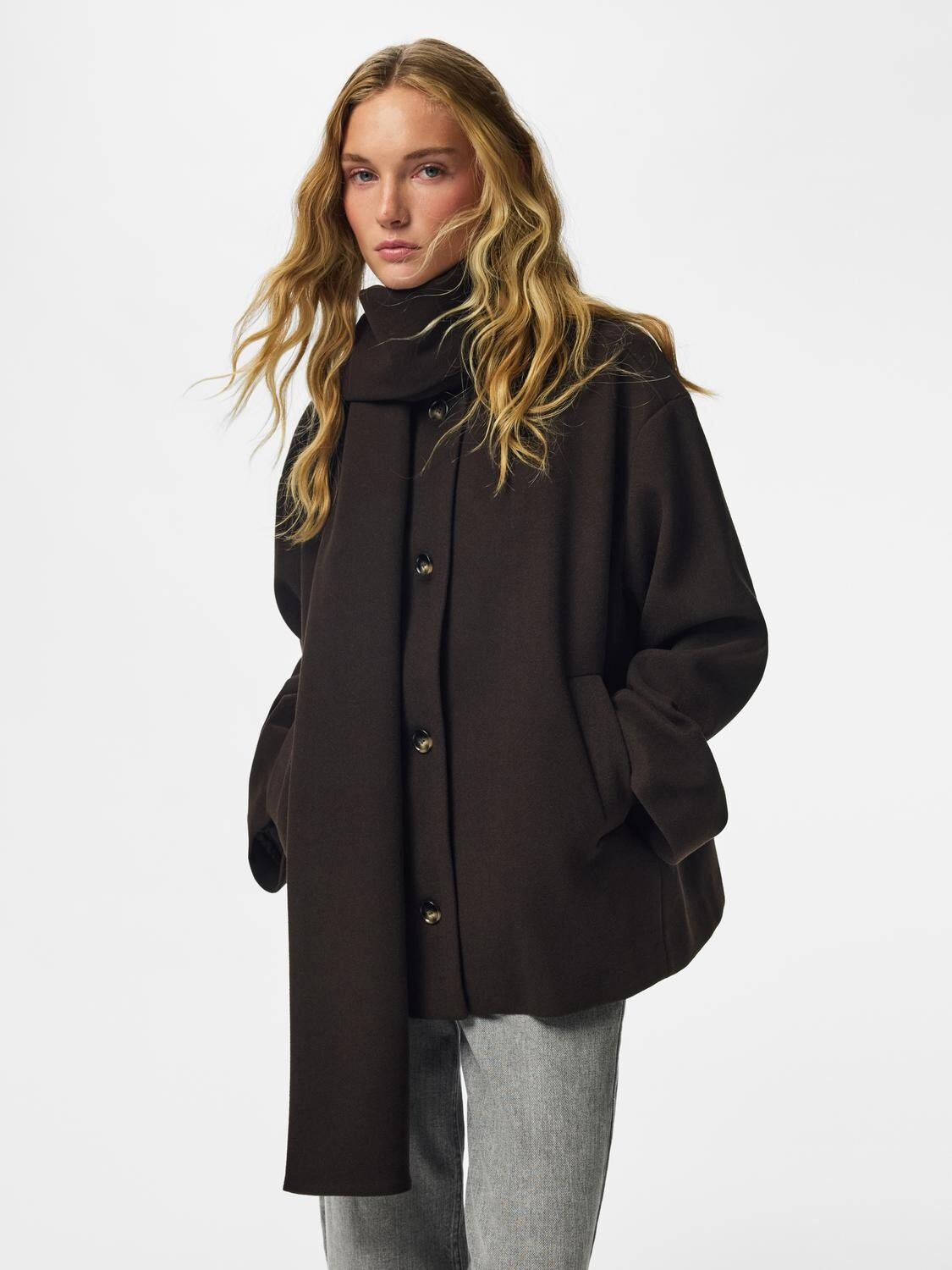 Pcagnes Short Jacket W. Scarf D2D Bc