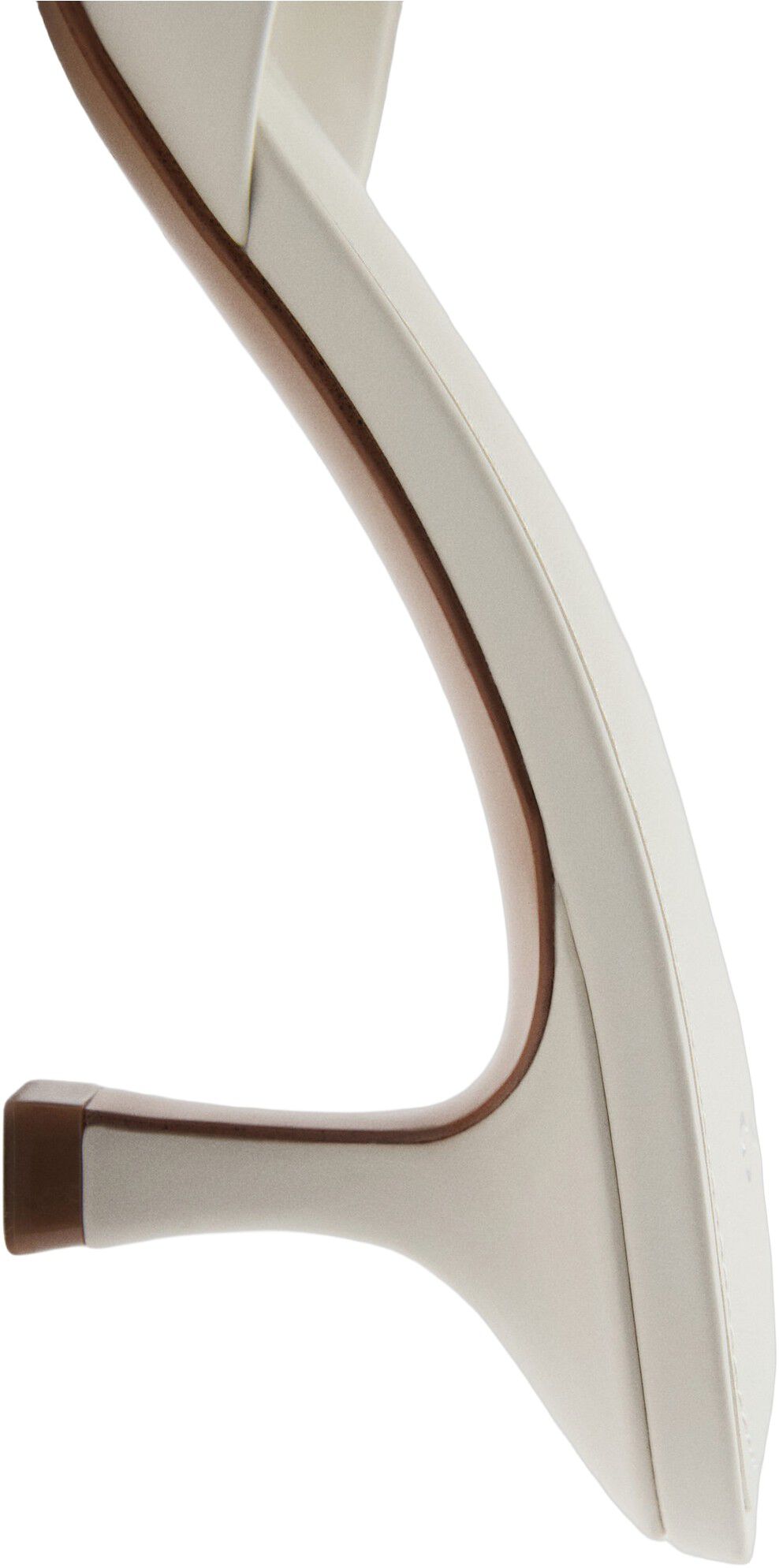 Kitten-heel sandals with strap