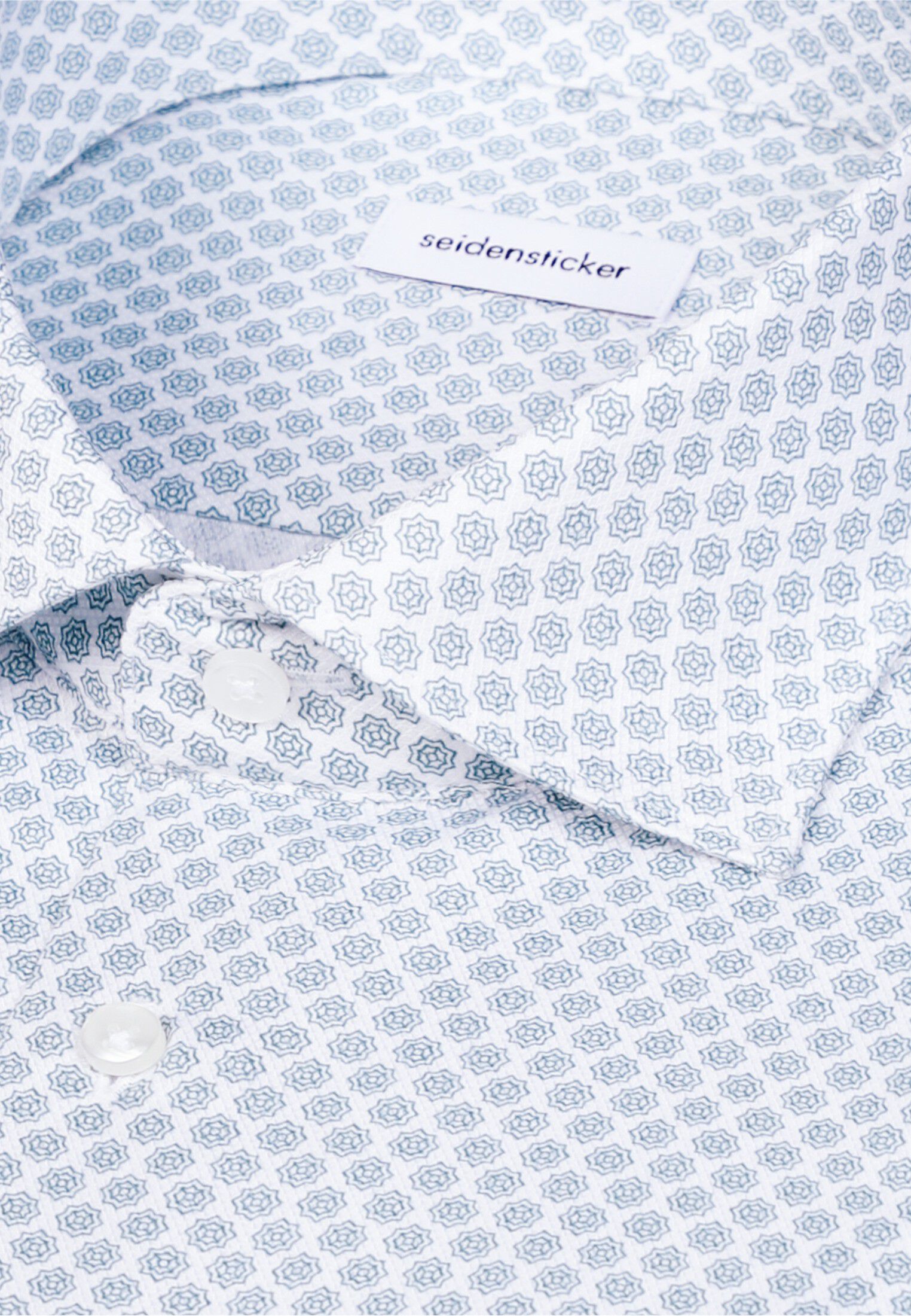 Business shirt Regular 1/2 Kent-Collar Print