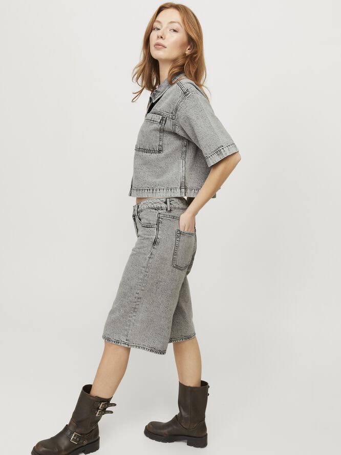 Jxlaura Long Mw Denim Shorts Dnm Sn