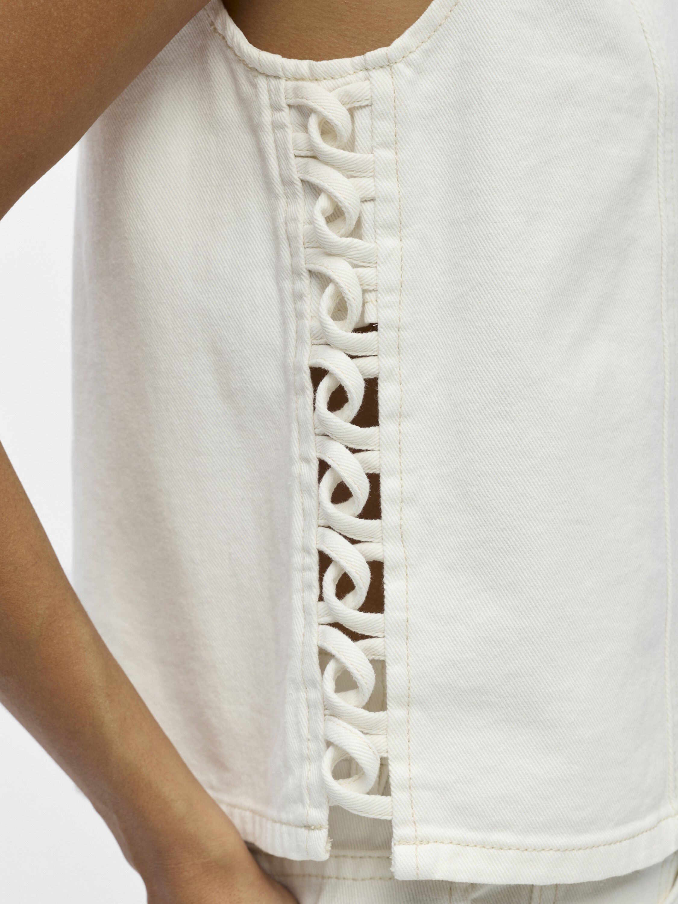 Objtrice S/L Re Denim Top 145