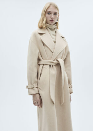 Maxi lapel Manteco wool coat