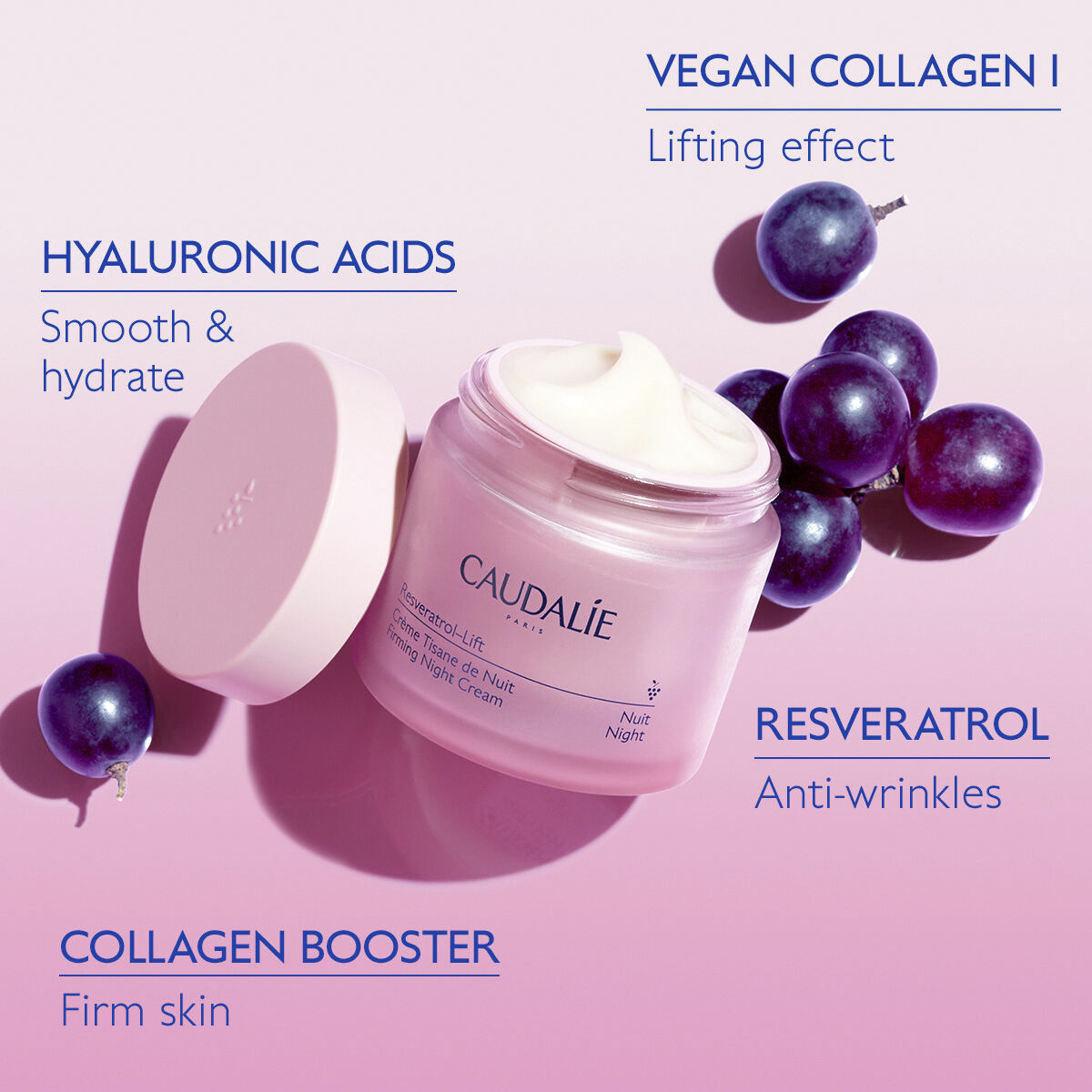Caudal&iacute;e Resveratrol-Lift Firming Night Cream 50 ml