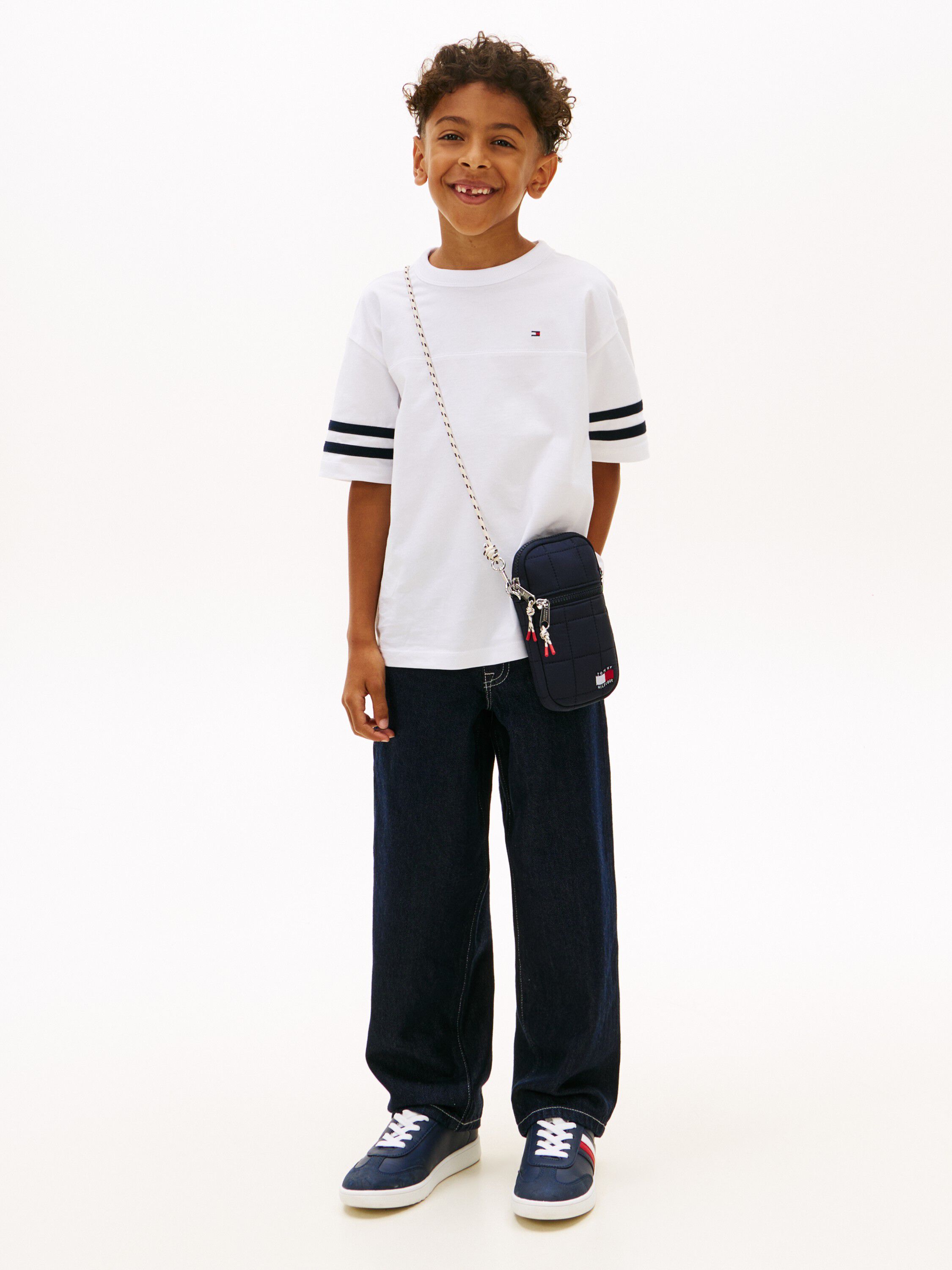 Stripe Sleeve Jersey T-Shirt