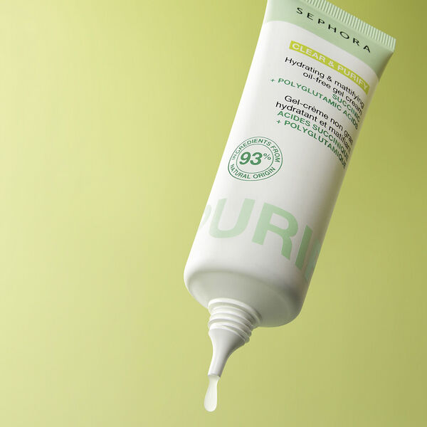 Matterende & fugtende, fedtfri gel-creme- Fugtgivende og matterende pl