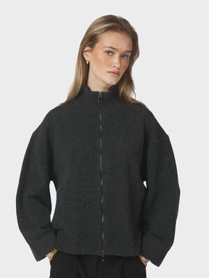 Asley Zip Knit Cardigan