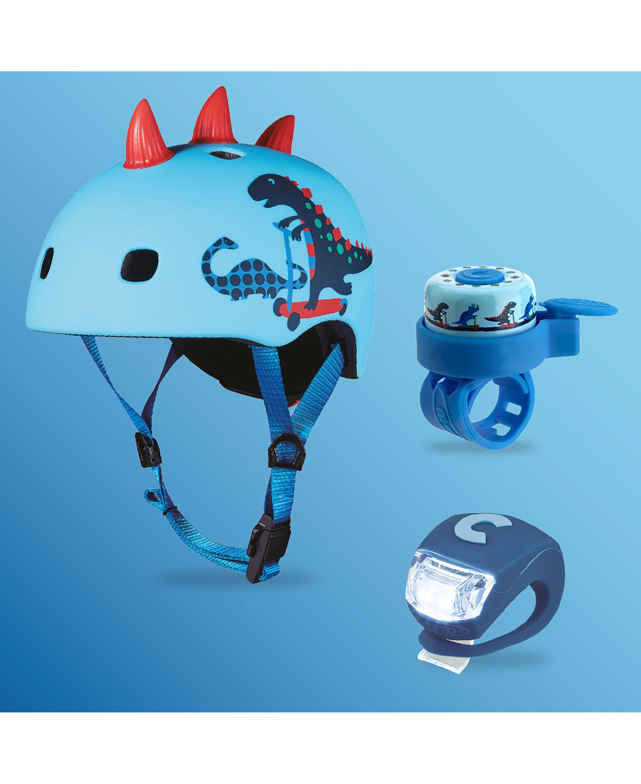 Micro - Hjelm - 3D Scootersaurus S