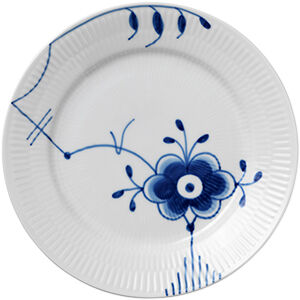 Blue Fluted Mega 19 cm tallrik dekor nr. 6