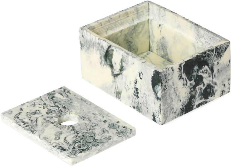 Mist Box - 7,5 x 10 - Emerald Off-white