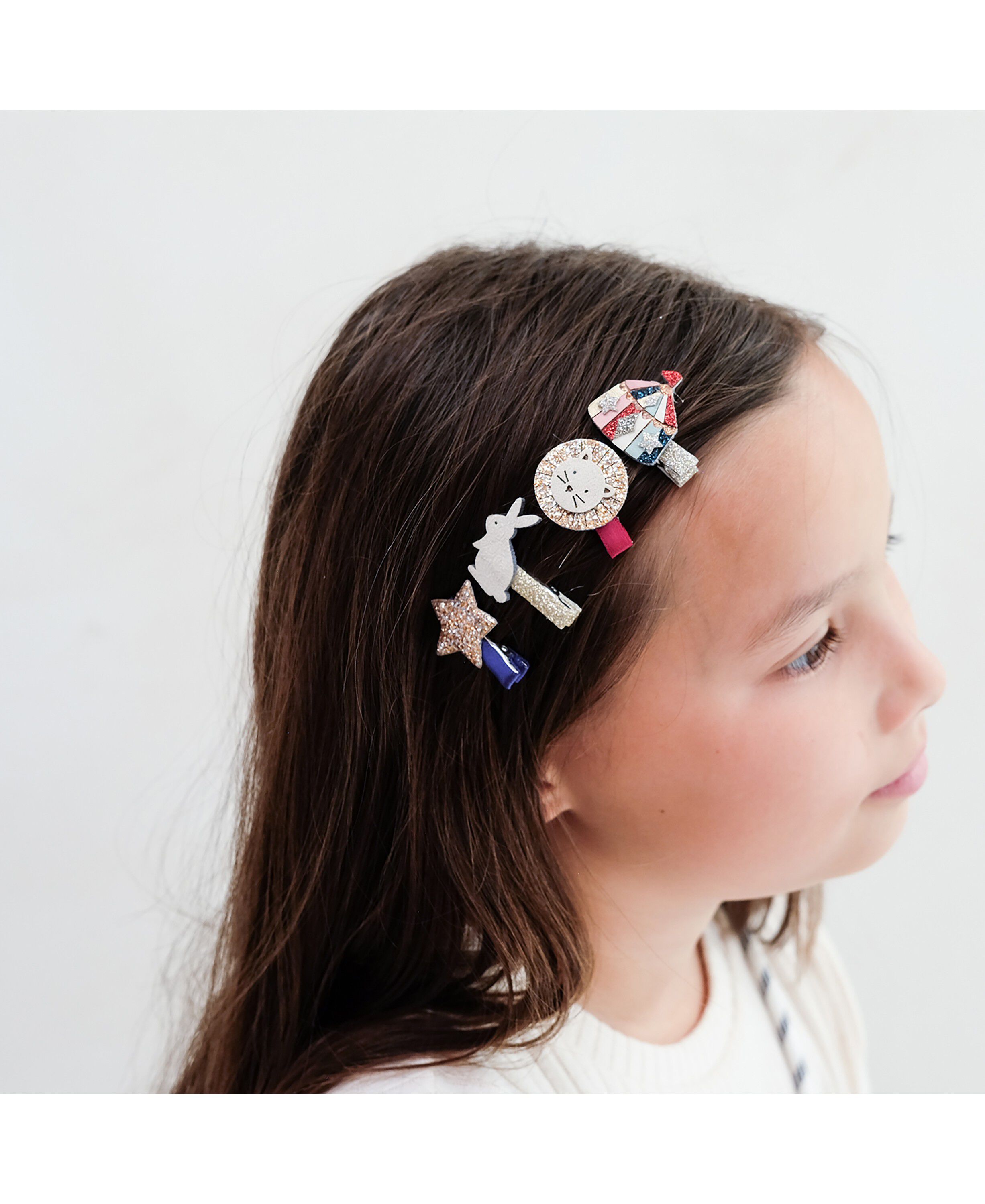 Mimi & Lula - 8 h&aring;rclips - Mini Circus