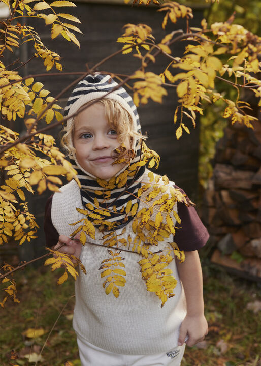 Bergen striped balaclava