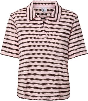 PCJEYA SS V-NECK LOOSE POLO D2D JRS
