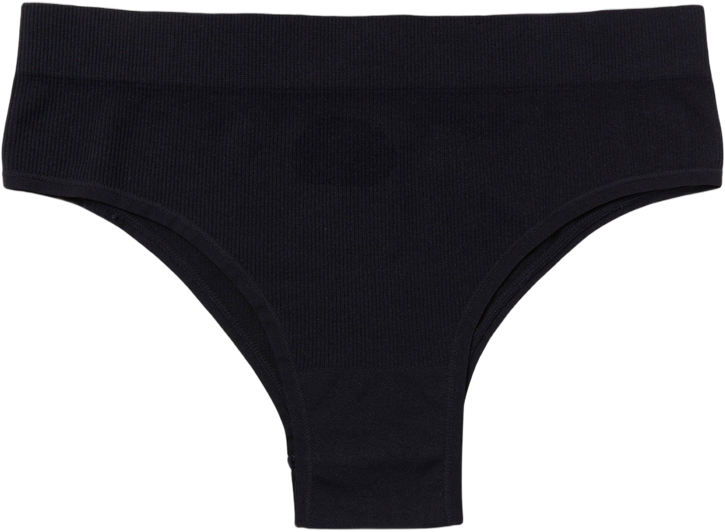 Ribbade trosor utan s&ouml;mmar med h&ouml;g midja