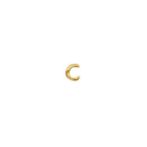 C Alphabet Single Earring
