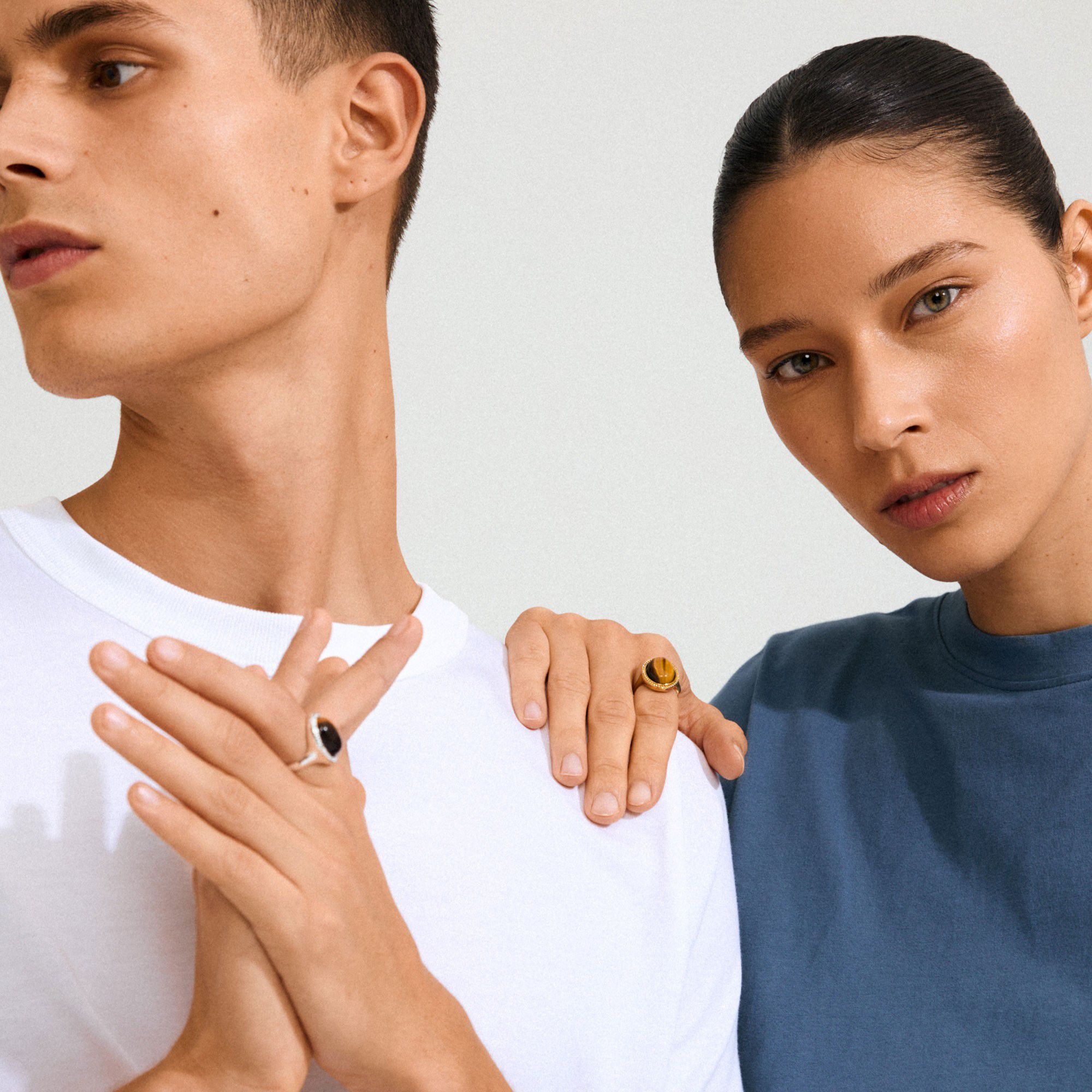 BETWEEN ring silver-plated