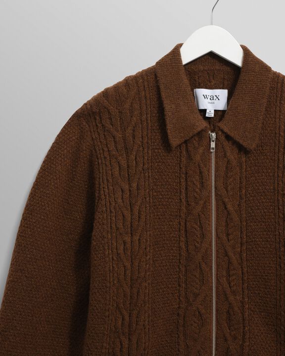 FRIAR ZIP KNIT JACKET