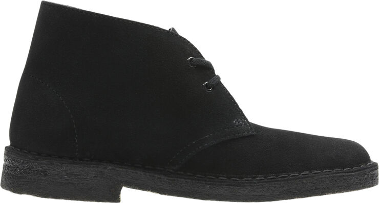 Desert Boot. Black Sde, D, 4