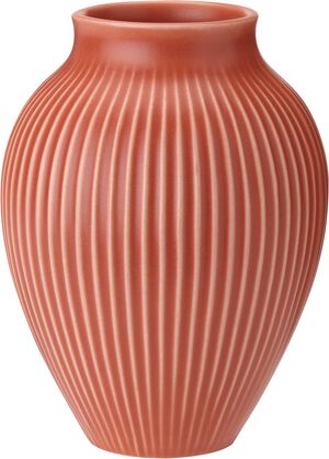 Knabstrup vas H 27 cm coral