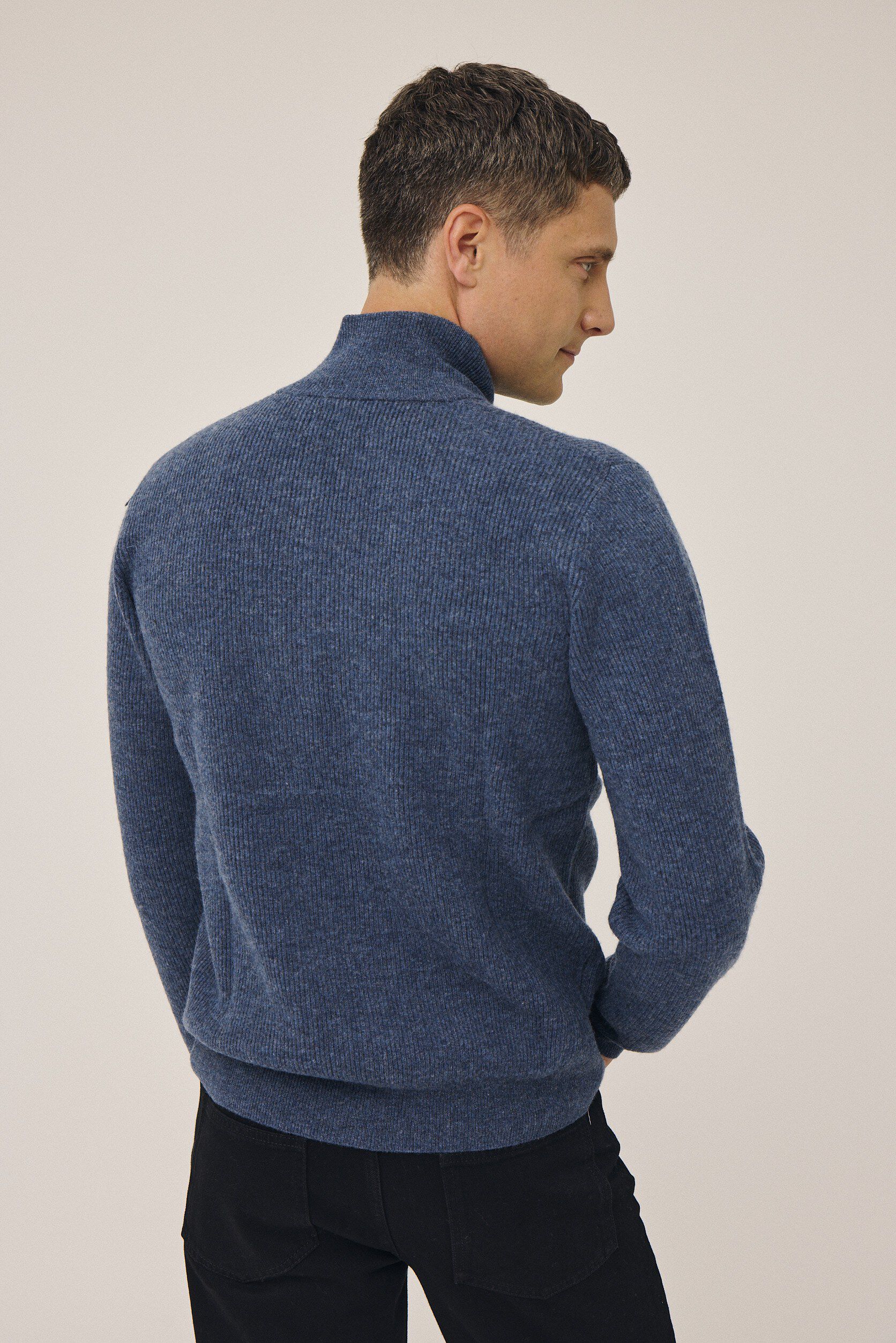 Maryn 4 Cardigan m. lynl&aring;s - 100% lammeuld RWS