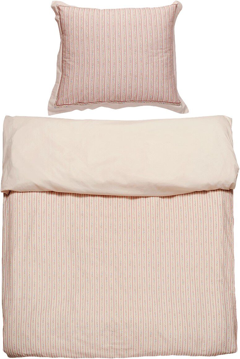 Duvet & Pillowcase set Summer Stripe Peach