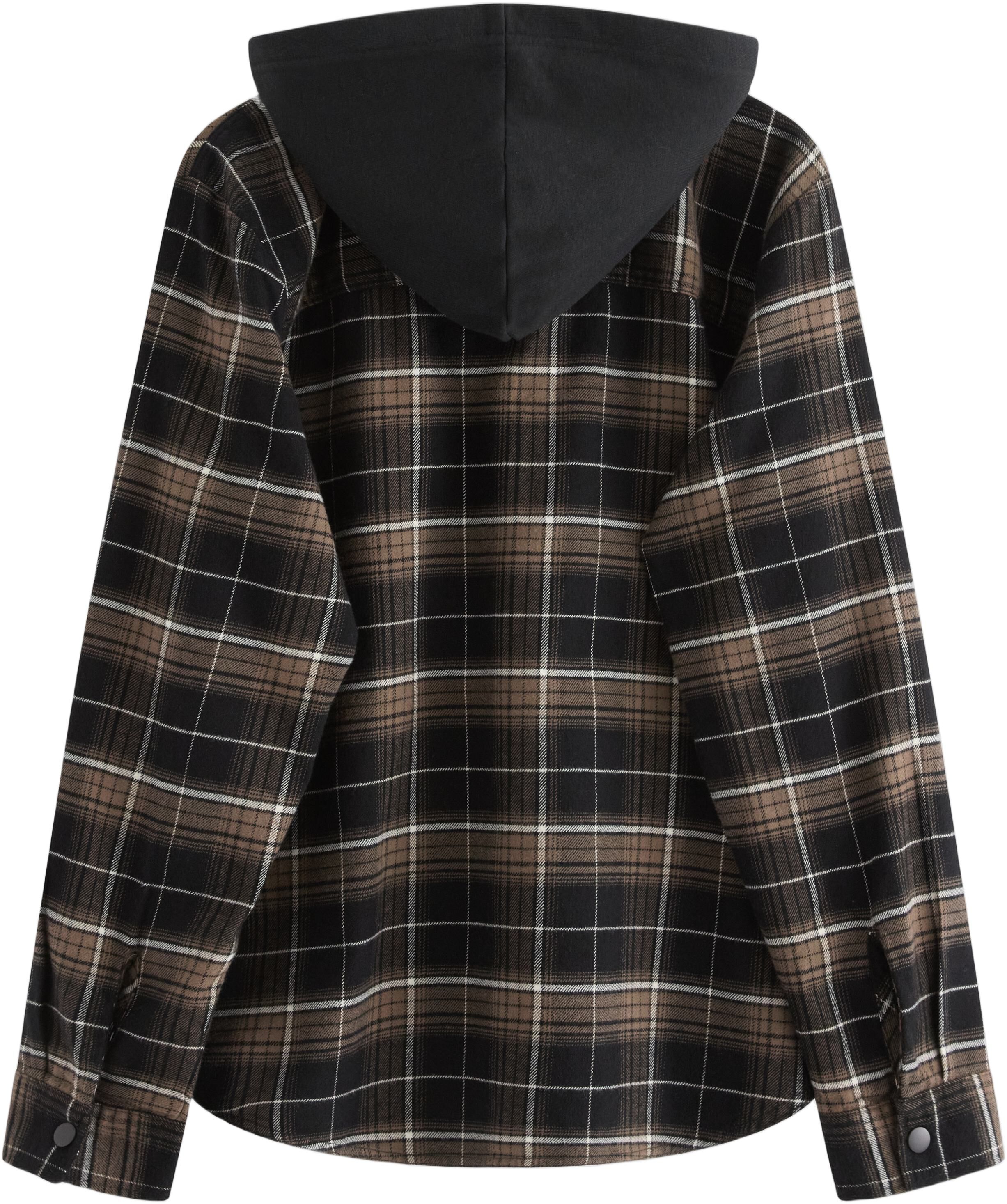 Overtr&oslash;ye i flanell med lange ermer