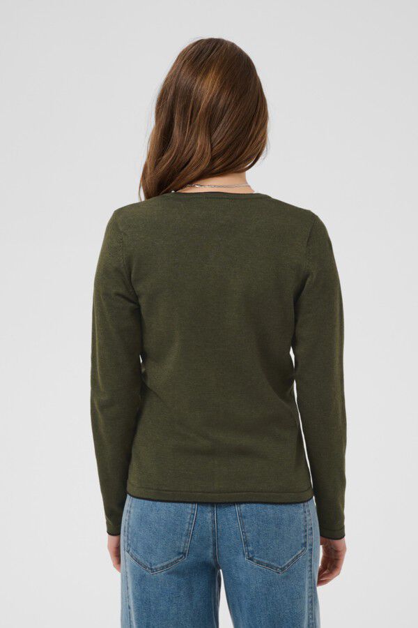 MilaSZ Contrast Stripe Cardigan