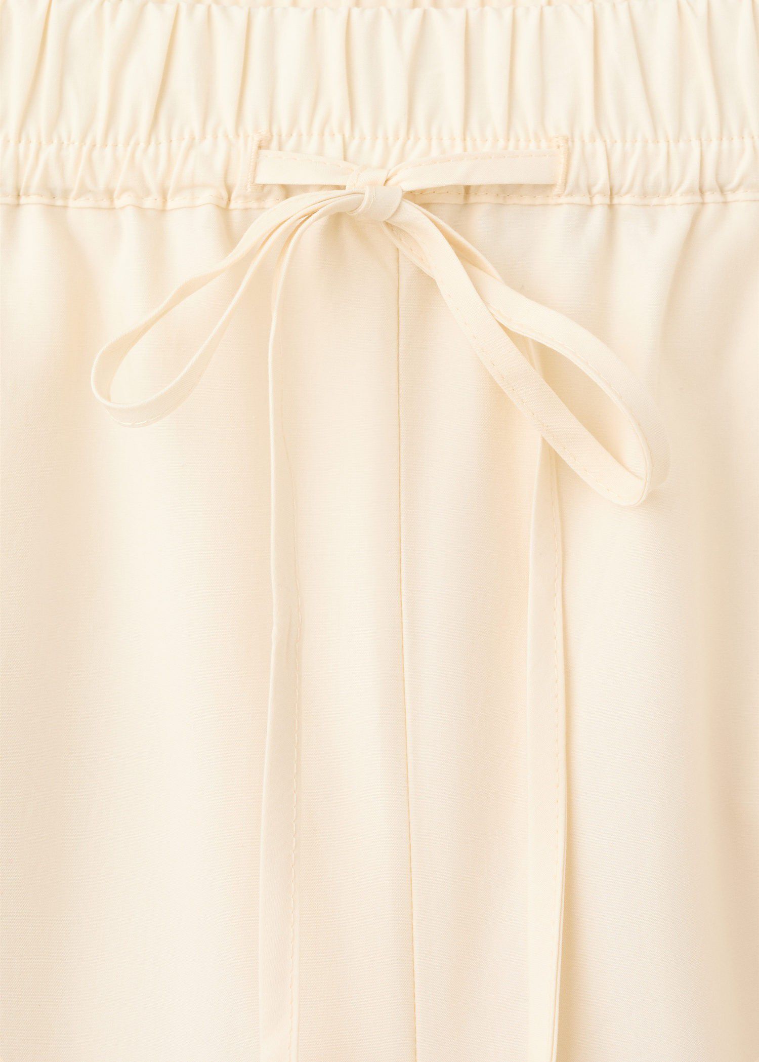 100% cotton trousers with embroider