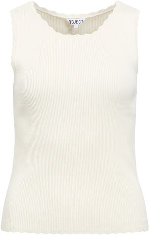 OBJKELLY S/L RE O-NECK TOP DIV