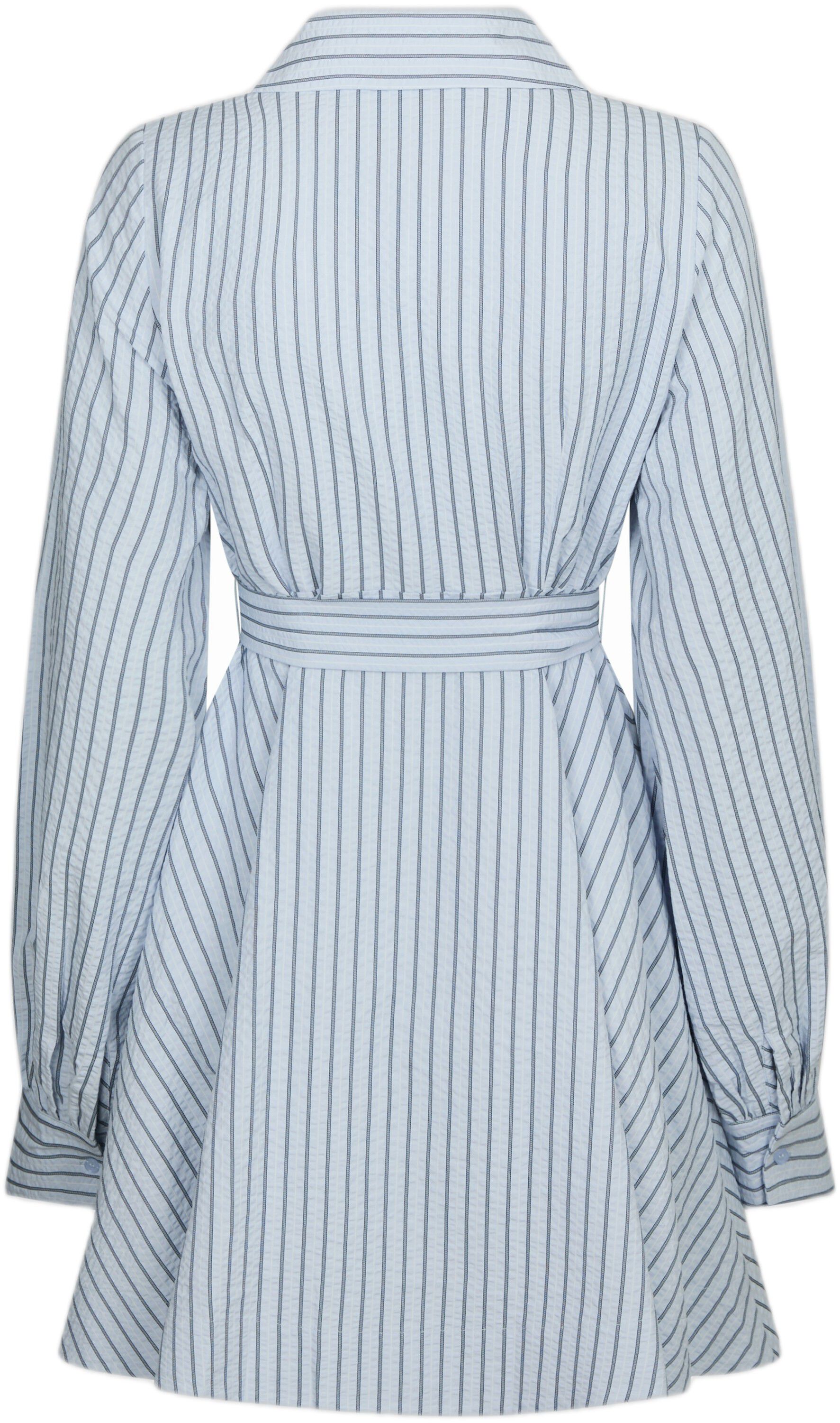 Felice Striped Crepe Dress