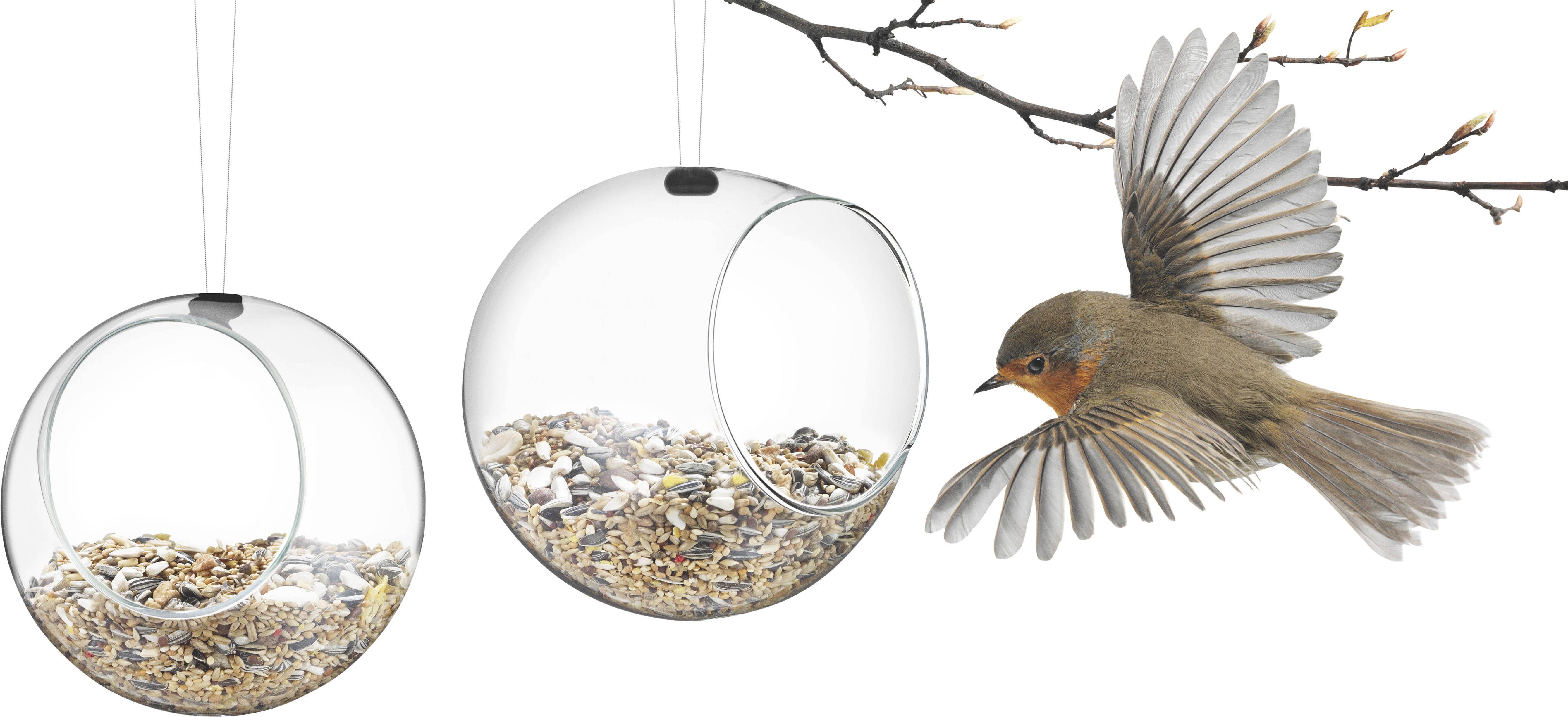 Mini f?gelmatare 2 st.