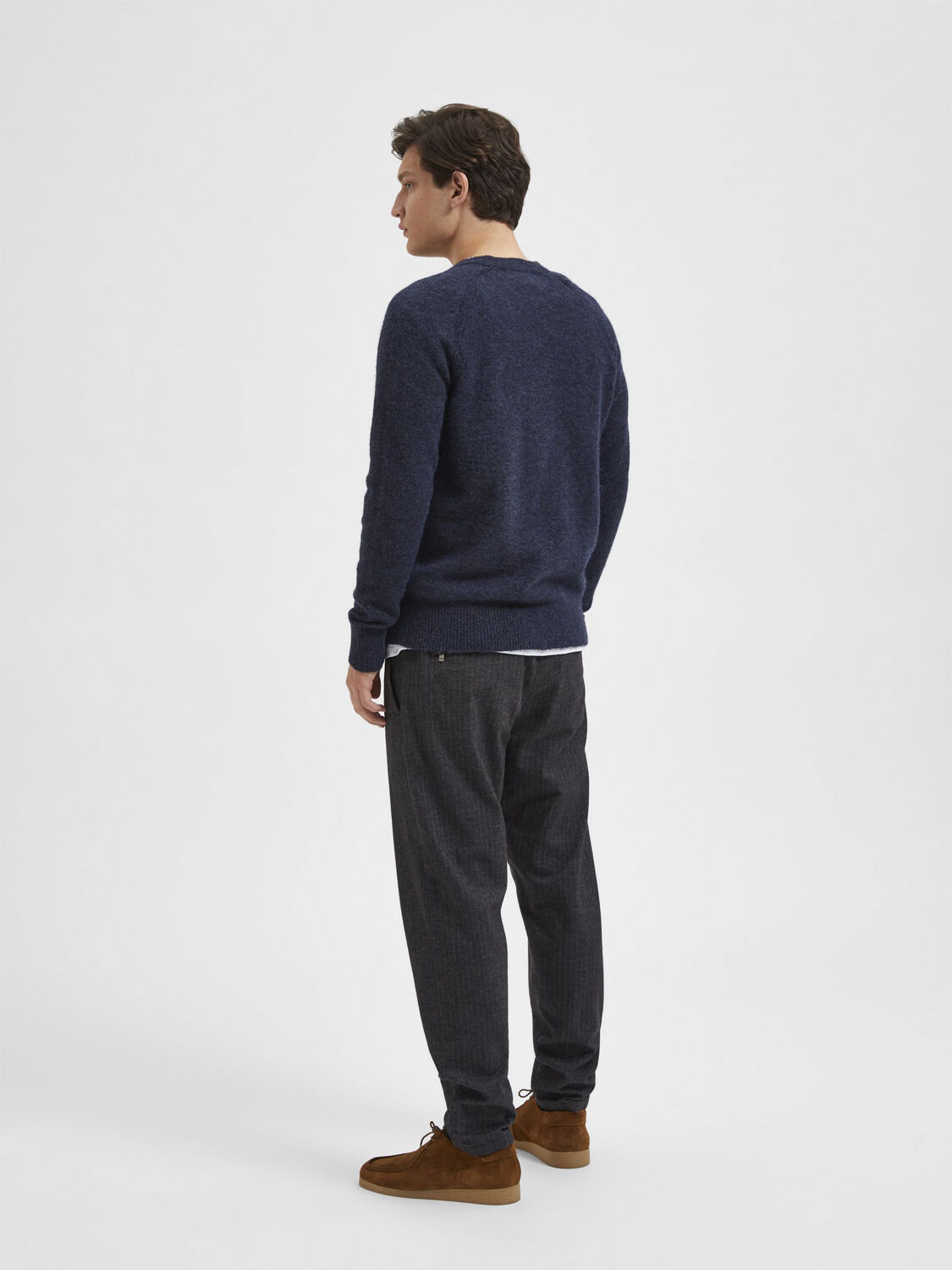 Slhrai Ls Knit Crew Neck Noos