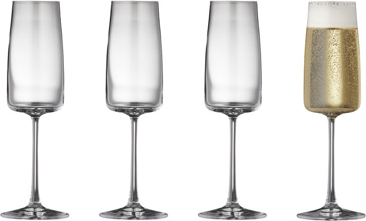 Champagneglas Zero 30 cl 4 st