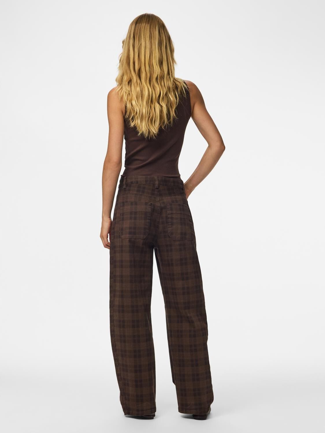 Pcvera Mw Barrel Check Jeans Dnm