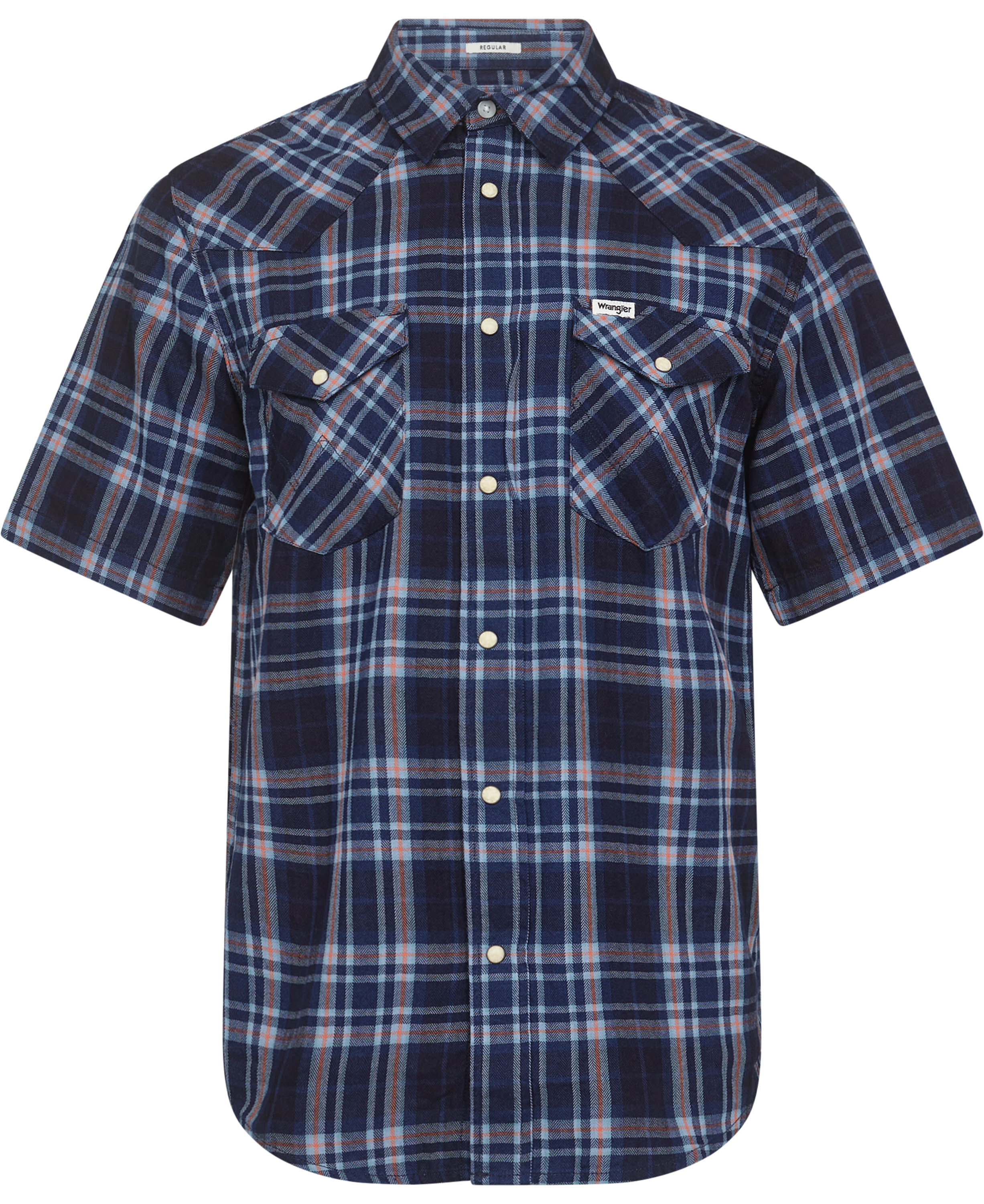 SS_WESTERN_SHIRT FLAMINGO_INDIGO