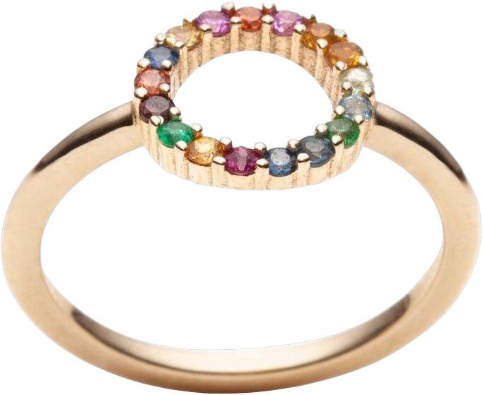 Partnership ring VERMEIL (925 Sterling silver gold plated 2. 5 micron)