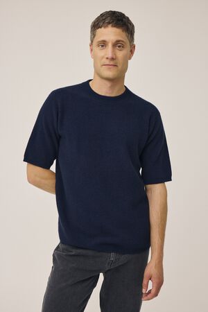 Morgan 5 Loose fit strikket t-shirt - 100% merinould RWS