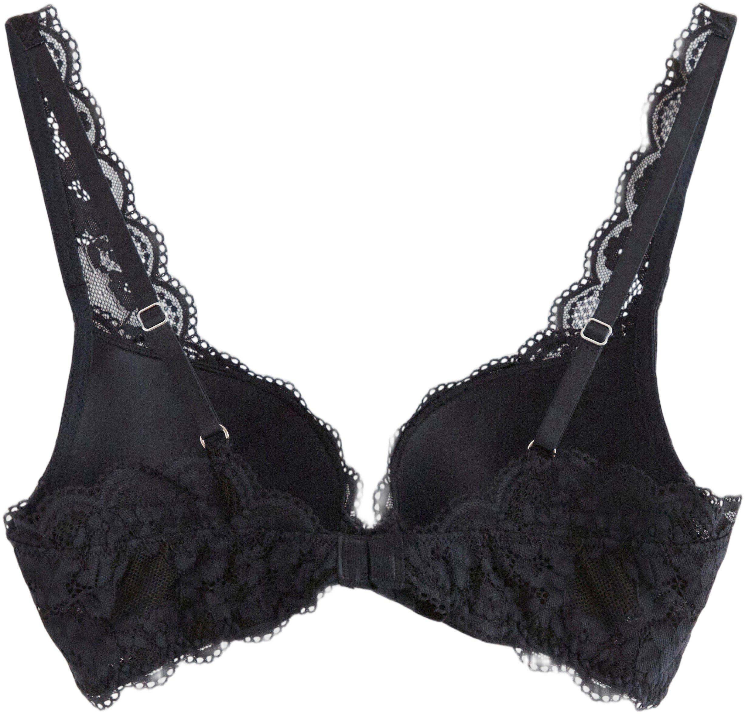 Malva push-up-bh med spets