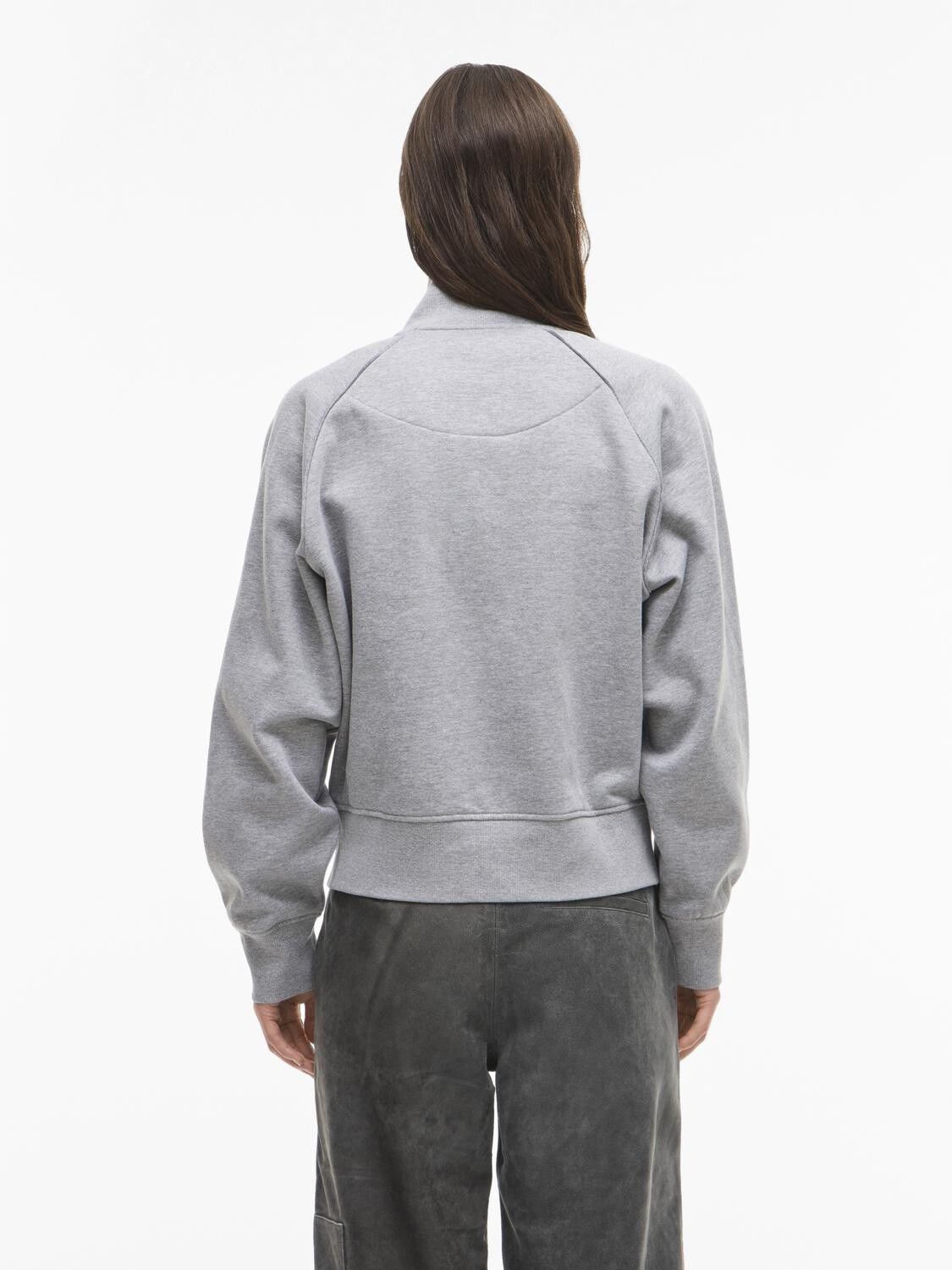 ROUYORK L/S HIGH NECK ZIPPER SWEAT