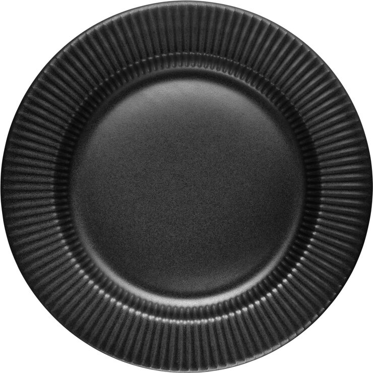 Legio Nova Middagstallerken 25 cm Black - 4 stk