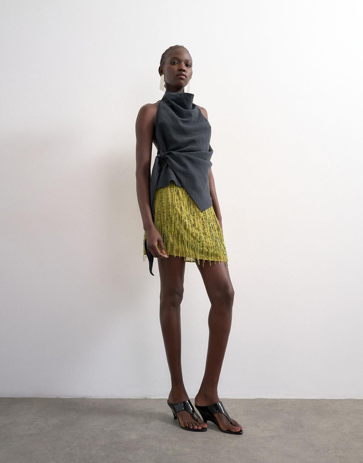 TSRHEA HR MINI SKIRT WVN