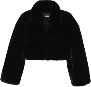 FAUX FUR CROP JACKET